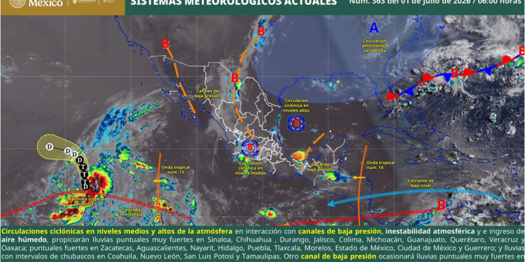 Pronóstico del tiempo en Michoacán