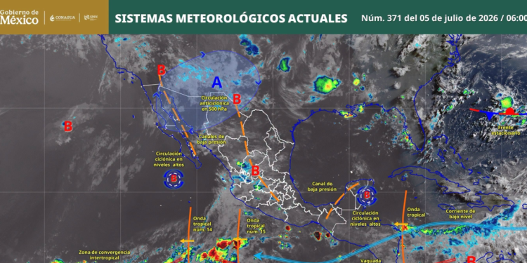Buenos días. Te compartimos el pronóstico meteorológico para este día, con información de @conagua_clima.