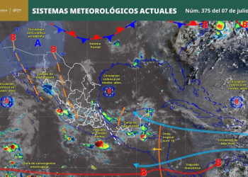 Buenos días. Te compartimos el pronóstico meteorológico para este día, de acuerdo con información de @conagua_clima.