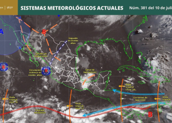 ¡Buenas días!  Infórmate sobre los sistemas meteorológicos presentes en el país y sus efectos previstos para el día de hoy: