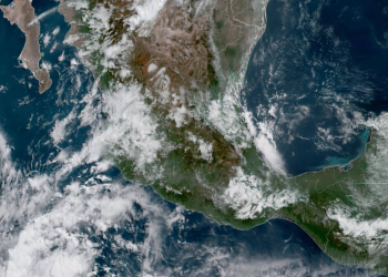 Sábado, con lluvias fuertes de manera dispersa debido al ingreso de humedad del Pacífico hacia México.