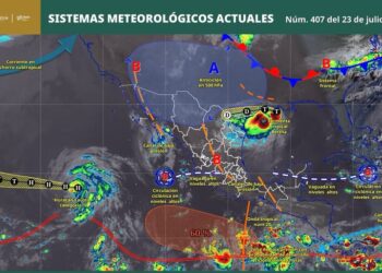 Inicia este jueves con lluvias en diversas regiones del país.