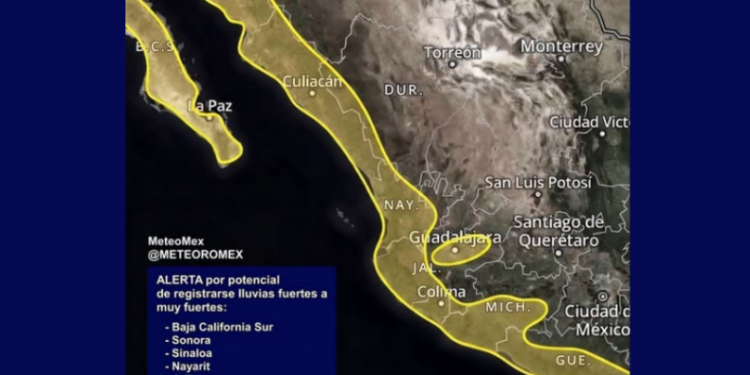 ALERTA METEOROLÓGICA: En las próximas horas se pronostican tormentas muy fuertes debido a la circulación de sistemas ciclónicos.