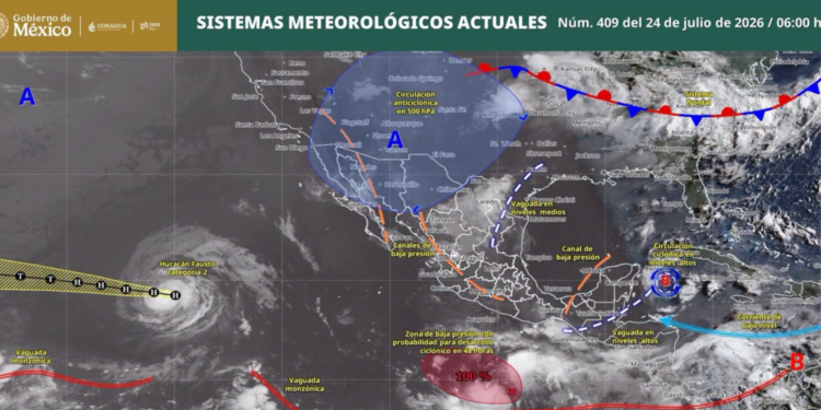 ¡Buenos días! Conoce los sistemas meteorológicos presentes en el país durante el día de hoy y extrema precauciones: