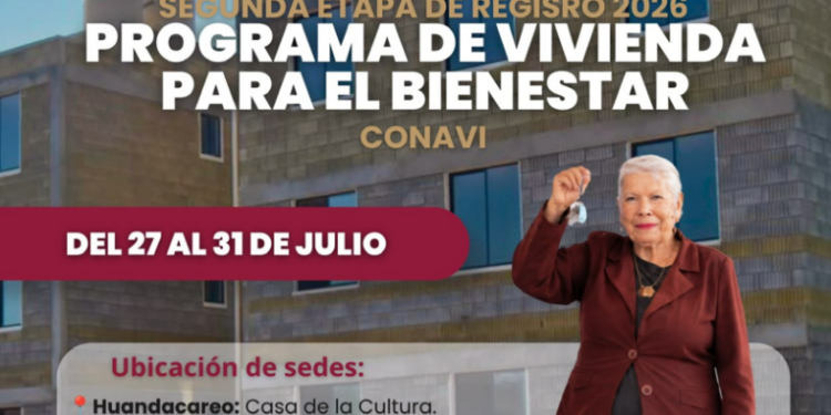 Inicia segunda etapa del registro de Vivienda para el Bienestar; conoce sedes, fechas y requisitos