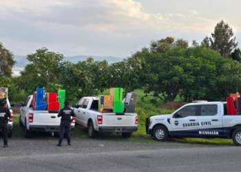 SSP asegura 68 máquinas tragamonedas en Huandacareo