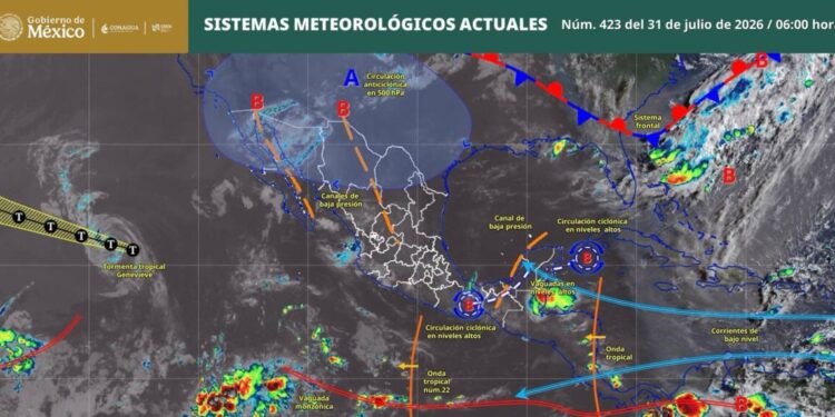 Lluvias muy fuertes y calor extremo: así estará el tiempo hoy