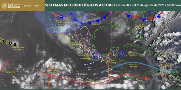 Lluvias intensas, frente frío y calor extremo: así estará el tiempo este sábado