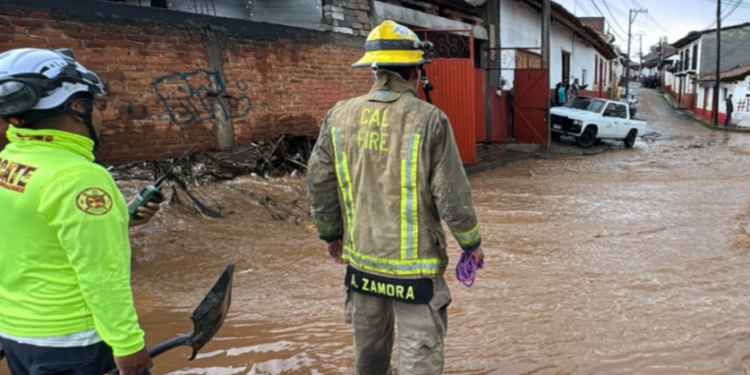 Gobierno de Pátzcuaro despliega operativo de atención por intensas lluvias