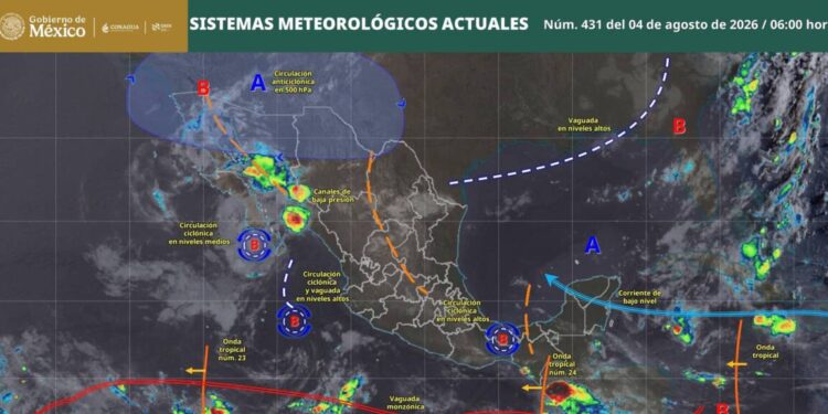 Buenos días.  Lluvias muy fuertes y calor extremo: así estará el tiempo este martes