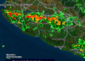 ALERTA: En las próximas horas se pronostica el desarrollo de núcleos de tormenta debido a la influencia de una perturbación tropical.