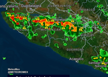 ALERTA: En las próximas horas se pronostica el desarrollo de núcleos de tormenta debido a la influencia de una perturbación tropical.