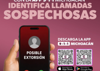 Convierte tu celular en una herramienta contra la extorsión con la App 911 Michoacán