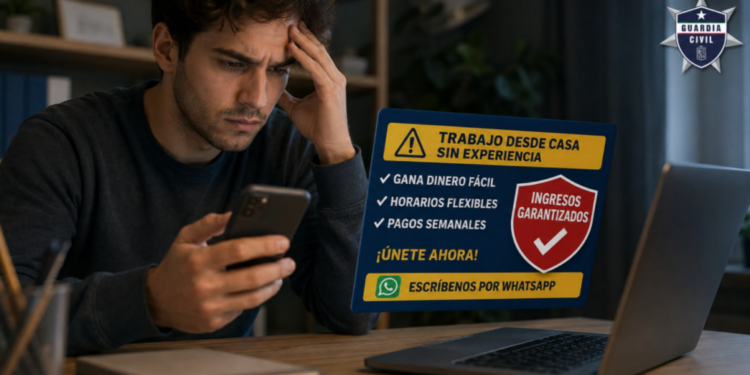 Cuidado con las ofertas de trabajo sospechosas, podría tratarse de un intento de fraude