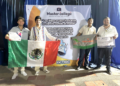 Estudiantes del Cecytem ganan primer lugar en feria internacional de ciencia en Colombia