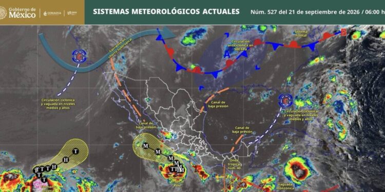 LLUVIAS PUNTUALES INTENSAS EN NAYARIT, OAXACA Y CHIAPAS