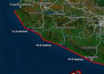 ALERTA GENERALIZADA: El huracán Polo inicia su avance, por lo que el oleaje se intensificará en el litoral del Pacífico mexicano.