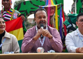 Julio Arreola da la bienvenida al 4.º Festival Internacional de Danza de Pátzcuaro