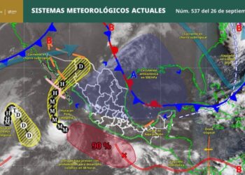¡Buenos días! Te compartimos los sistemas meteorológicos que estarán presentes este sábado en territorio nacional: