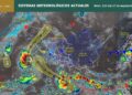 ¡Buenos días! Te compartimos los sistemas meteorológicos que estarán presentes este domingo en territorio nacional: