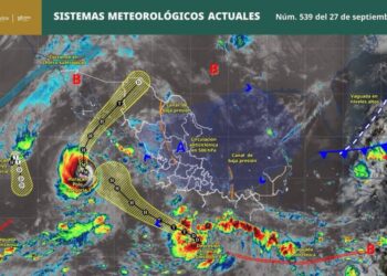 ¡Buenos días! Te compartimos los sistemas meteorológicos que estarán presentes este domingo en territorio nacional: