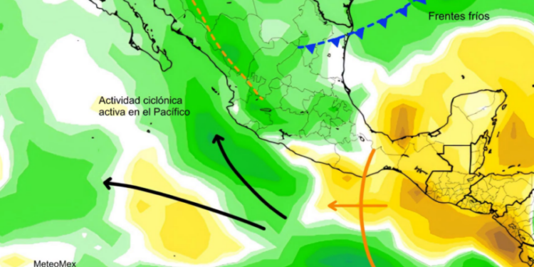 IMPORTANTE: Iniciamos septiembre con amenaza de un alto temporal de lluvias en México debido a la aproximación de ciclones y frentes fríos.