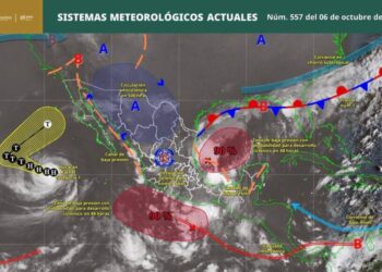 ¡Buenos días! Te compartimos los sistemas meteorológicos que estarán presentes este martes en territorio nacional: