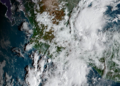 Martes, con lluvias fuertes a muy fuertes debido al ingreso de humedad proveniente del Pacífico y Golfo de México.