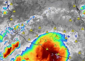 ALERTA: Las lluvias continuarán y se intensificarán en las próximas horas en el occidente, centro y sur del país.