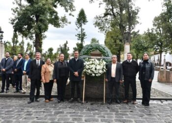 Julio Arreola honra la memoria de Gertrudis Bocanegra y el legado histórico de Pátzcuaro