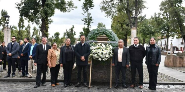 Julio Arreola honra la memoria de Gertrudis Bocanegra y el legado histórico de Pátzcuaro