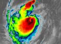 #Actualización | Esta mañana, #Simon se ha debilitado a huracán de categoría 2 frente al estado de Jalisco.
