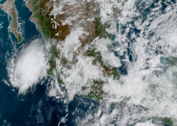 Lunes, con lluvias fuertes a intensas en el sureste debido a la presencia de un sistema frontal estacionado.