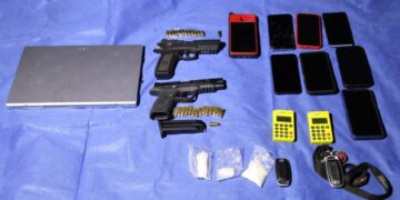 Guardia Civil detiene a 5 personas con armas de fuego y droga en Cuitzeo