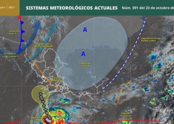 ¡Buenos días! Te compartimos los sistemas meteorológicos que estarán presentes este viernes en territorio nacional, de acuerdo con información de @conagua_clima: