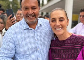 Claudia Sheinbaum visita Pátzcuaro; Julio Arreola destaca proyectos para el bienestar
